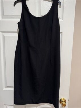 Positive Attitude Woman Classic Black Sleeveless Women’s Dress 14